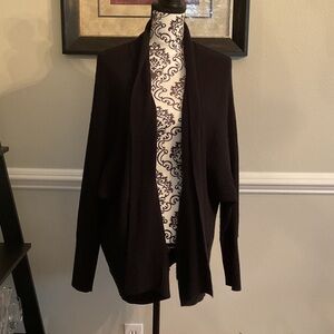 Elegant Black Women's Sweater Cardigan